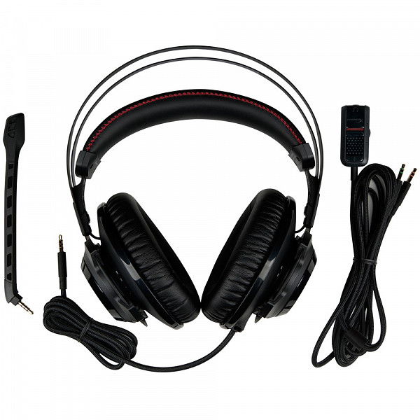 Headset Gamer HyperX Cloud Revolver  HX-HSCR-BKLA - Preto Vermelho