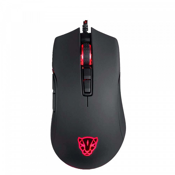 Mouse Gamer Motospeed V70 Preto RGB Com Macro