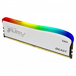 Memória Kingston Fury Beast Edição Especial, RGB, 8GB, 3200MHz, DDR4, CL16 DIMM, Branco - KF432C16BWA/8
