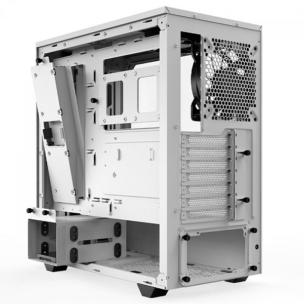 Gabinete Gamer Be quiet! Pure Base 500DX, Mid Tower, RGB, ATX, Lateral em vidro temperado, Com 3 Ventoinhas, Branco - BGW38
