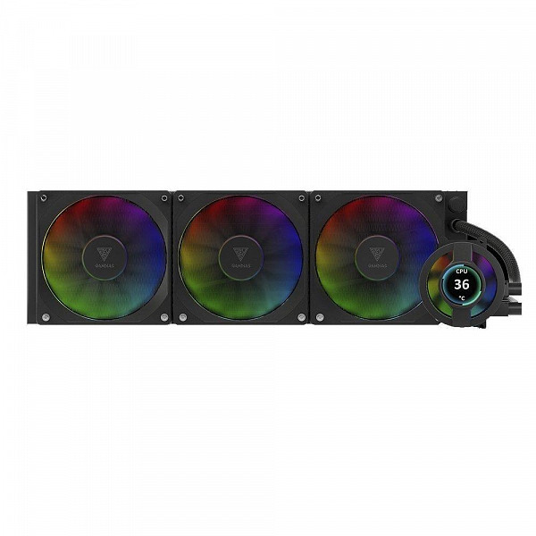 Water Cooler Gamdias Chione P3-360U, ARGB, 360mm, Display LCD, Intel-AMD