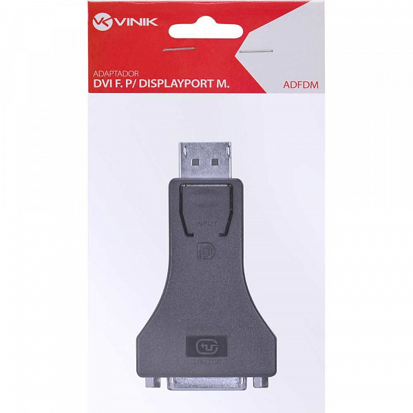 Adaptador Displayport Macho para DVI Fêmea ADFDM