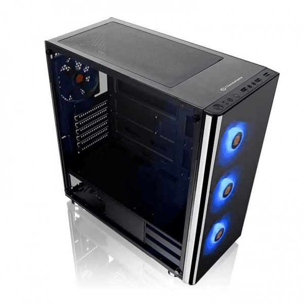 Gabinete Thermaltake V200 Tg RGB/Black/Win/Spcc/Temp Glass*1 - CA-1K8-00M1WN-01