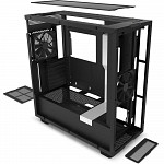 Gabinete NZXT H7, Mid Tower, ATX, Lateral em Vidro Temperado, 2x Fans, Preto e Branco - CM-H71BG-01