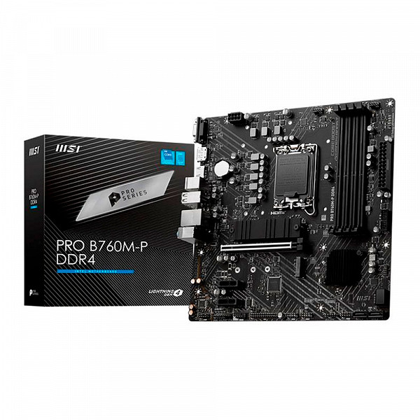 Placa Mae MSI PRO B760M-P DDR4, Socket LGA 1700