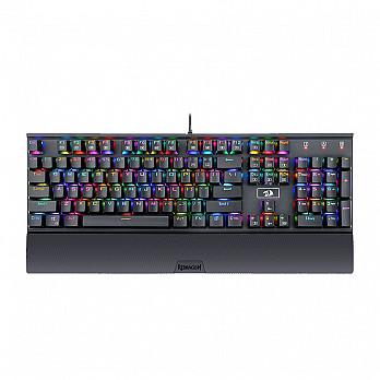 Teclado Mecânico Gamer Redragon Rahu K567 Rgb, Switch Outemu Blue, Black