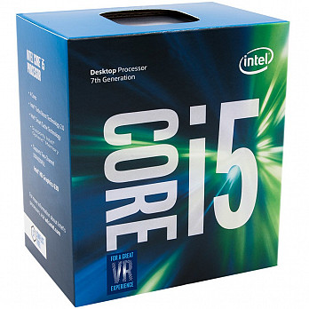 Processador Intel i5-7400 Kaby Lake 7a Geração, Cache 6MB, 3.0Ghz (3.5GHz Max Turbo), LGA 1151 Intel HD Graphics BX80677I57400