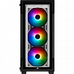 Gabinete Gamer Corsair ICUE 220T TG RGB, Mid Tower, com FAN, Lateral e Frontal em Vidro, Branco - CC-9011191