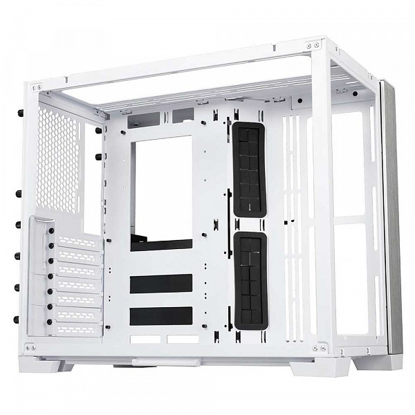 Gabinete Lian Li Dynamic Mini, Mini Tower, Vidro Temperado, White, ATX, Sem Fonte, Sem Fans, O11D MINI-W