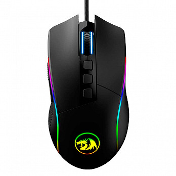 Mouse Gamer Redragon Lonewolf 2 Pro M721 RGB, 32000 DPI, 10 Botões Programáveis, Black