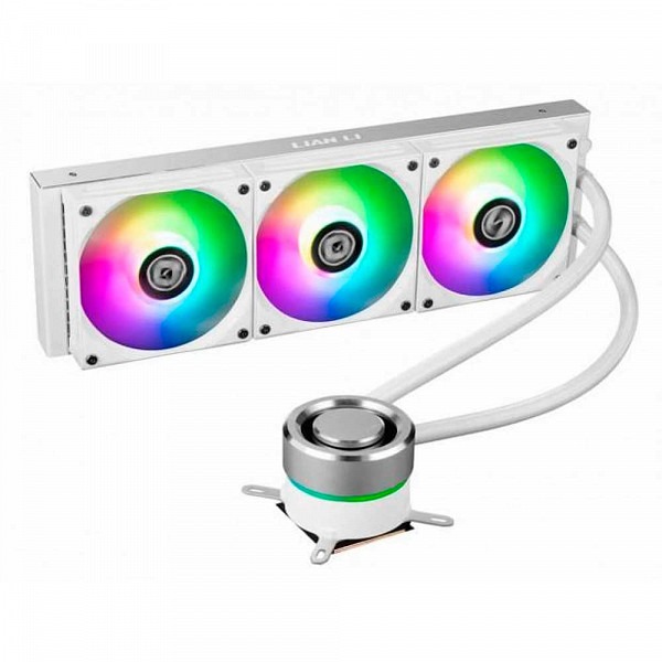 Water Cooler Lian Li, Galahad, RGB 360mm, Intel-AMD, White, GA-360A WHITE