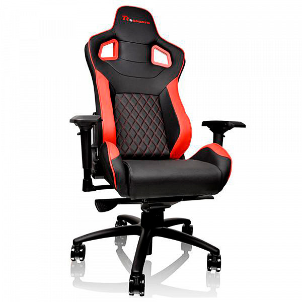 Cadeira Gaming TT Gtf100 Preta e Vermelha Fit Size 4d75mm Gc Gtf-Brmfld-01