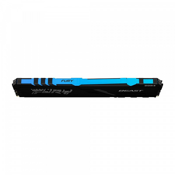 Memória Kingston Fury Beast, RGB, 8GB, 3200MHz, DDR4, CL16, Preto - KF432C16BBA/8