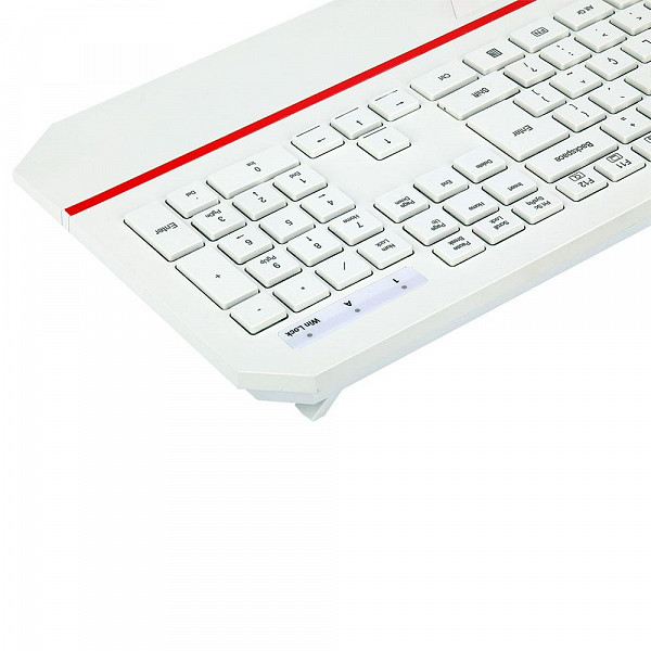Teclado Membrana Redragon Karura 2, Apoio de Pulso, Atalhos Multimídas, ABNT2, Branco - K502W-N