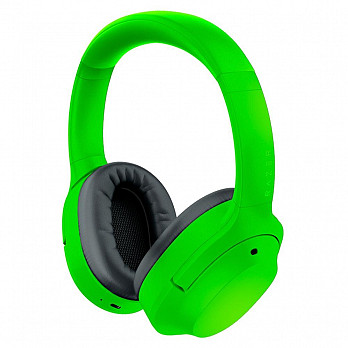 Headset Gamer Sem Fio Razer Opus X, Cancelamento Ruídos ANC, Drivers 40mm, Bluetooth, USB-C, Verde - RZ04-03760400-R3U1