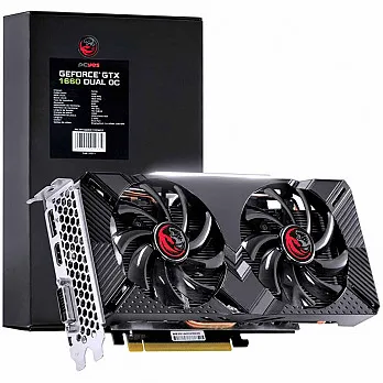 Placa de Video Nvidia Geforce Gtx 1660 Dual Oc Gddr5 6Gb 192 Bits Dual Fan - Pp1660Oc19206G5
