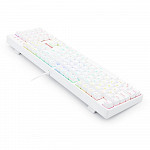 Teclado Óptico Gamer Redragon Surara Pro RGB, Switch Marrom, ABNT2, Keycaps ABS Doubleshot, Branco - K582W-RGB-PRO (PT-BROWN)