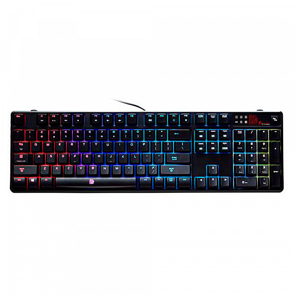 Teclado Gamer Thermaltake TT Sports Poseidon Z RGB Brown Axis - KB-PZR-KBBRUS-01