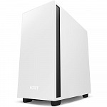 Gabinete NZXT H7, Mid Tower, ATX, Lateral em Vidro Temperado, 2x Fans, Preto e Branco - CM-H71BG-01