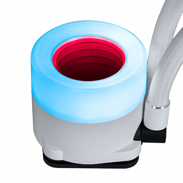 Water Cooler Lian Li Galahad II Trinity SL-INF, RGB 240mm, Intel-AMD, White, Compatível Com LGA 1700, GA2T24INW