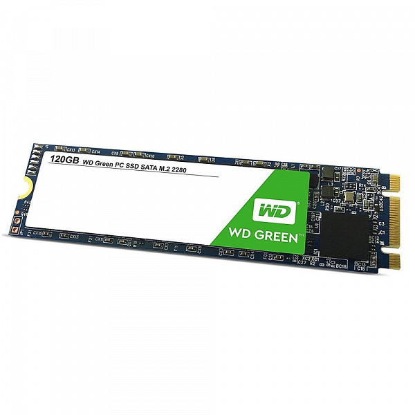 SSD WD Green, 120GB, M.2, Leitura 545MB/s - WDS120G2G0B