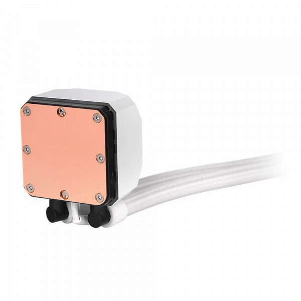 Water Cooler Thermaltake Th240, ArGB, Snow Edition, Intel/AMD, Sync Aio Liquid Cooler - CL-W301-PL12SW-A