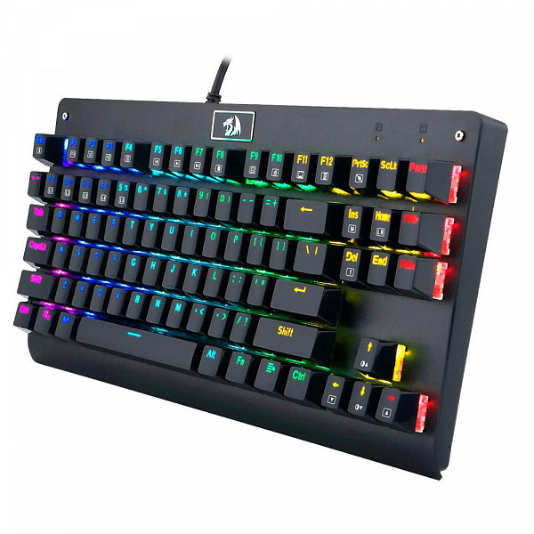 Teclado Mecânico Gamer Redragon Dark Avenger, RGB, Switch Outemu Blue, ABNT2 - K568