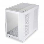 Gabinete Gamer Lian Li Dynamic Mini-S 011, PC Tower, ATX, Lateral em Vidro Temperado, Branco Neve - O11DMINI-S