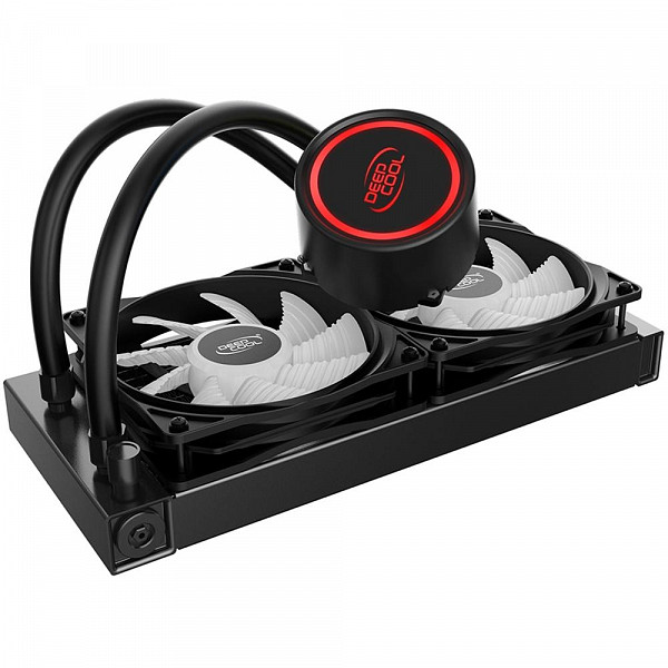 Water Cooler Deepcool Gammaxx L240T Red, 240mm, Led Vermelho - DP-H12RF-GL240TR