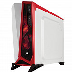 Gabinete Corsair Spec Alpha Edition Branco e Vermelho sem Fonte CC-9011083-WW