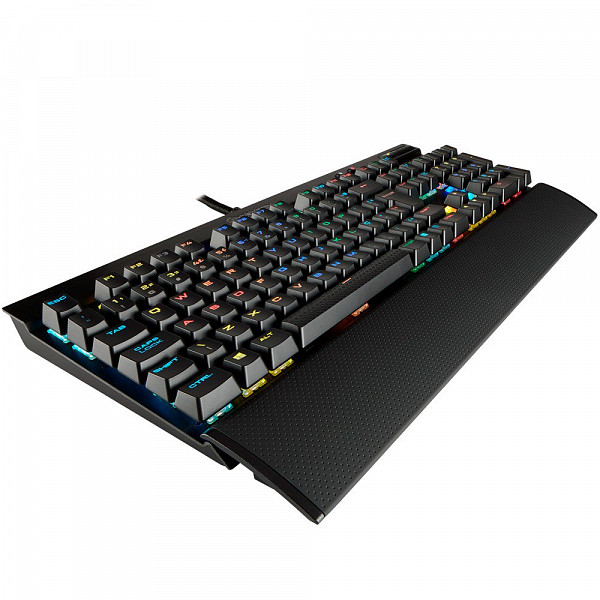 Teclado Gamer Corsair Mecanico Switch Cherry MX Red, RGB, ABNT2 - K70 LUX