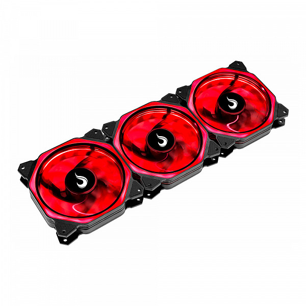Cooler Fan Rise Mode RGB Aura, 3 Unidades, 120mm, Preto - RM-AU-02-RGB