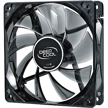 Cooler FAN Deepcool 12cm com LED Branco WIND Blade 120 White - DP-FLED-WB120-WH