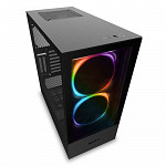 Gabinete Gamer NZXT H510 ELite, Mid Tower, Com 2 Fans, Vidro Temperado, Black, S-Fonte, CA-H510E-B1