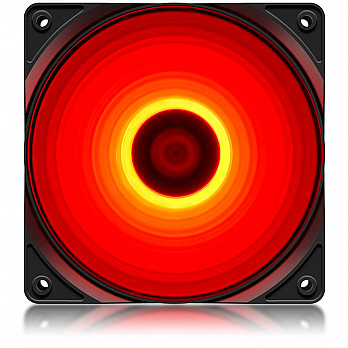 Cooler para Gabinete Deepcool RF120R, Led Red, 120mm, DP-FLED-RF120-RD