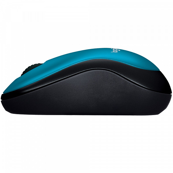 Mouse Logitech M185 Sem Fio Azul 1000 DPI