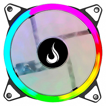 Cooler Fan Rise Mode Galaxy Motherboard, 120mm, ARGB, Preto - RM-MB-01-5V