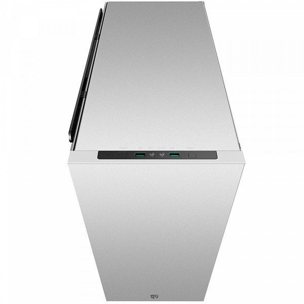 Gabinete Gamer Deepcool Macube 550 WH, Mid Tower, com FAN, Lateral em Vidro, Branco - GS-ATX-MACUBE550-WHG0P