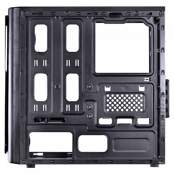 Gabinete Gamer PCYes Venus sem Fonte, Mid Tower, USB 3.0, 2 Fans LED Vermelho, Preto com Lateral em Acrílico - VENPTVM2FCA
