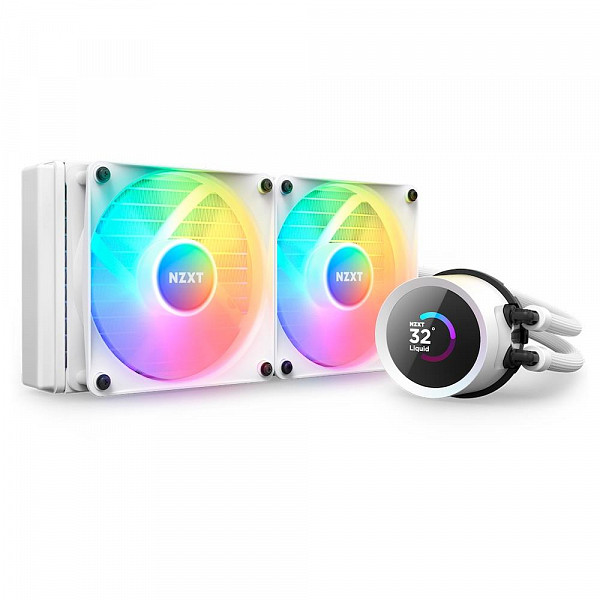 Water Cooler NZXT Kraken 240 RGB, 240mm, Intel e AMD, Branco - RL-KR240-W1
