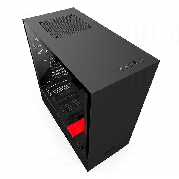 Gabinete NZXT H500 Vermelho CA-H500B-BR