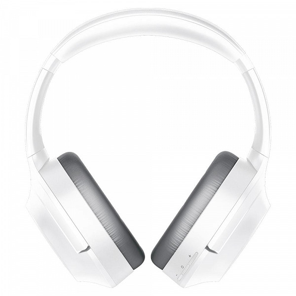 Headset Gamer Sem Fio Razer Opus X, Cancelamento Ruídos ANC, Drivers 40mm, Bluetooth, USB-C, Mercury Branco - RZ04-03760200-R3U1