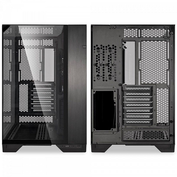 Gabinete Gamer Lian Li O11 Vision, Mid Tower, Vidro Temperado, E-ATX, Black, Sem Fonte, Sem Fan, O11VX BLACK