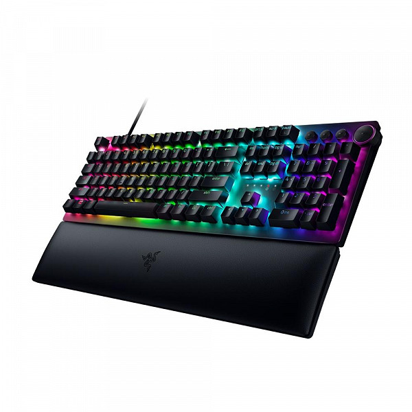 Teclado Óptico Mecânico Gamer Razer Huntsman V2, Chroma RGB, Switch Razer Purple, US - RZ03-03930400-R3U1