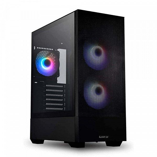 Gabinete Gamer Lian Li Lancool 205 Mesh, RGB, Mid Tower, Lateral de Vidro, Preto