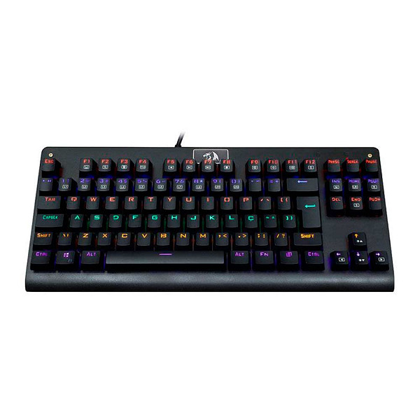 Teclado Mecânico Gamer Redragon Dark Avenger K568 Rainbow, Switch Outemu Blue, ABNT2 - Open Box