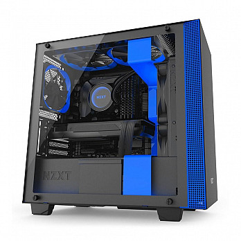 Gabinete NZXT H400i Preto/Azul, CA-H400W-BL
