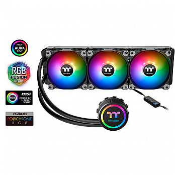 WaterCooler Thermaltake Water 3.0 360 ARGB Sync/Braided Tube - CL-W234-PL12SW-A*