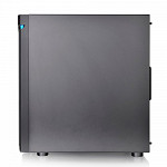 Gabinete Gamer Thermaltake H590 TG ARGB, Mid Tower, Vidro Temperado, Black, E-ATX, Sem Fonte, Com 2 Fans, CA-1X4-00M1WN-00