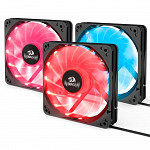 Kit Cooler Fan Redragon com 3 Unidades, RGB, 12cm - GC-F006